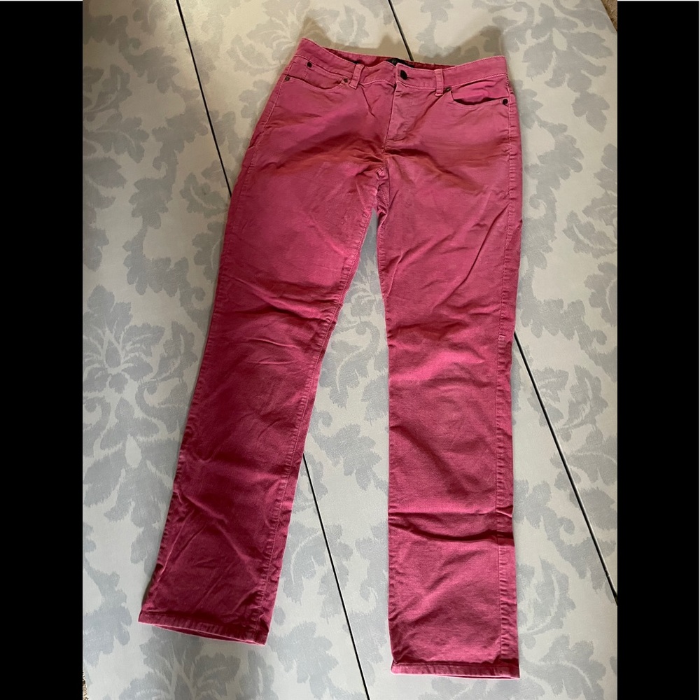 Beautiful rose pink Talbots corduroy pants